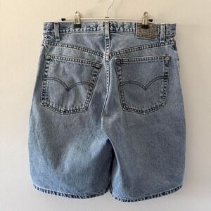 Vintage 90s Denim Levi's Loose Silvertabs 34 Waist Shorts Jorts